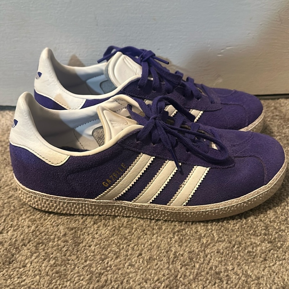 Purple Adidas Gazelle